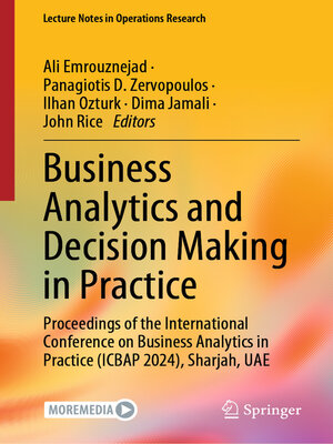 cover image of Business Analytics and Decision Making in Practice
